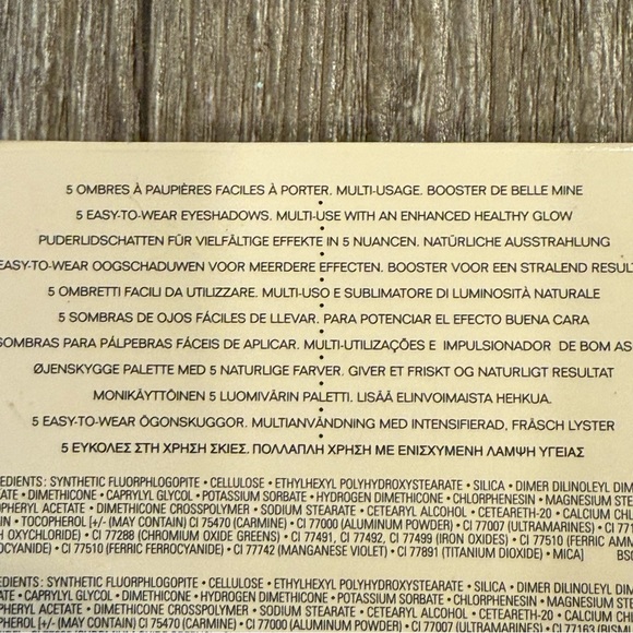 Chanel Les Beiges Healthy Glow Natural Eyeshadow Palette MEDIUM Brown Black - Picture 4 of 11